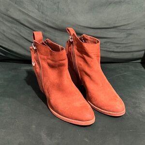 Dolce Vita Rust Ankle Booties
